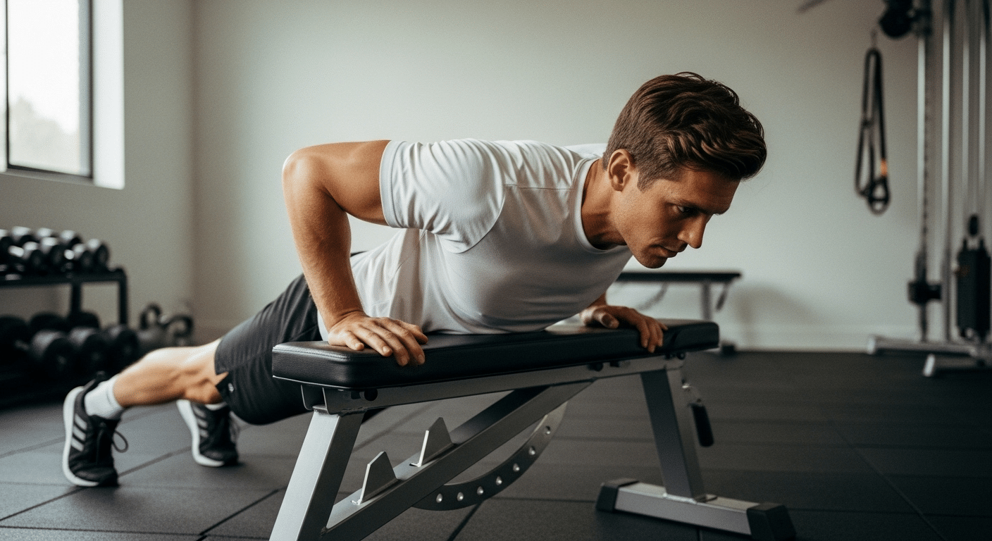 Pompes inclinées : technique, erreurs et progression pour tous les niveaux