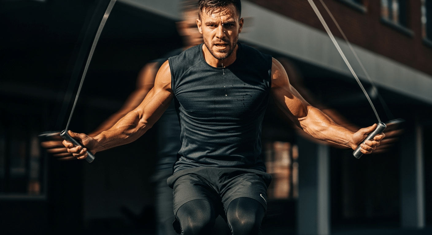 Corde à sauter lestée : l’outil puissant pour brûler plus de calories et gagner en explosivité