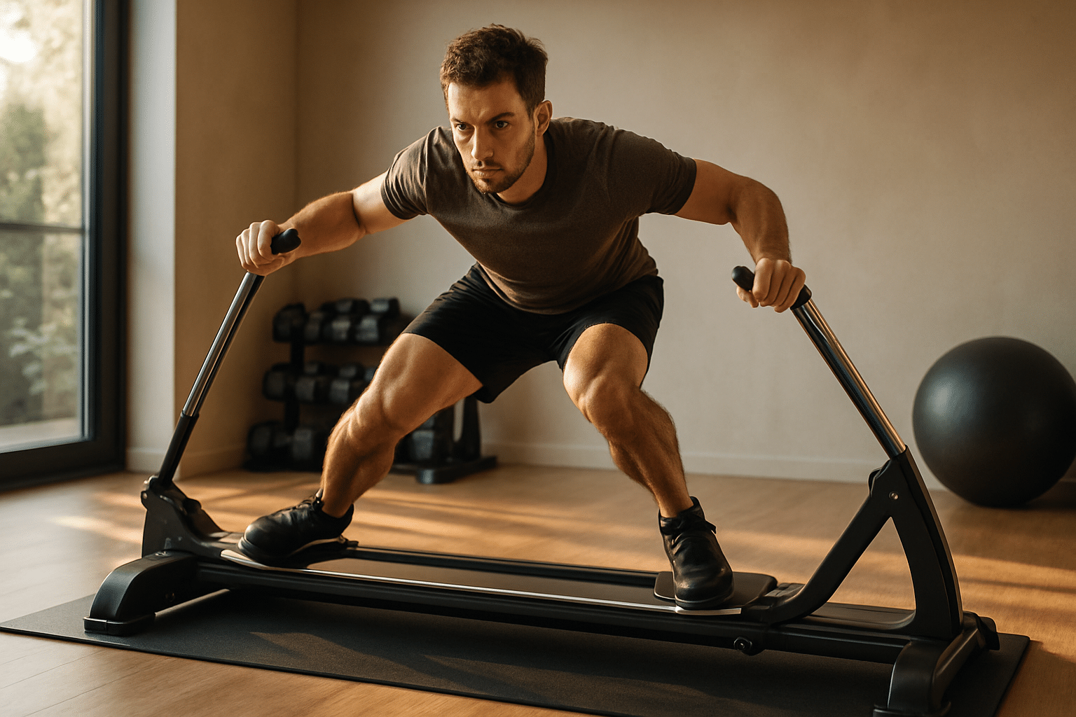 Le simulateur de ski : un entraînement complet pour explosivité, cardio et équilibre