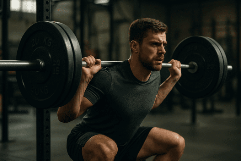 Squat à la barre : le guide pour force, équilibre et puissance